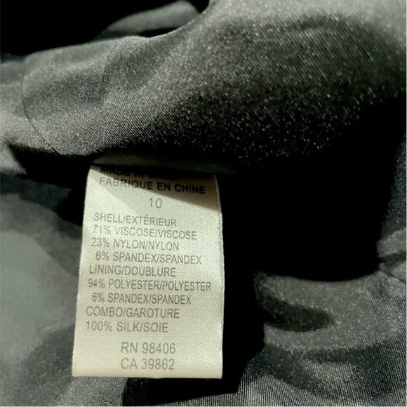 THEORY Black Ruffle Sleeveless Blazer Vest - Picture 7 of 9